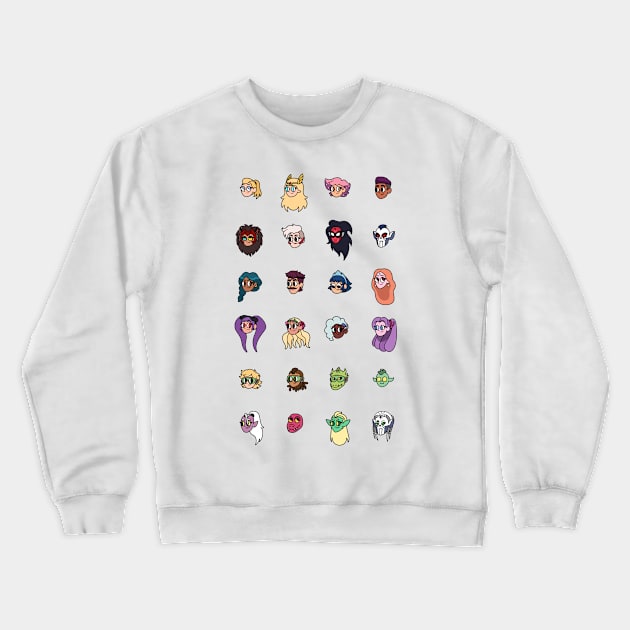 She-Ra Characters Crewneck Sweatshirt by joseanaya